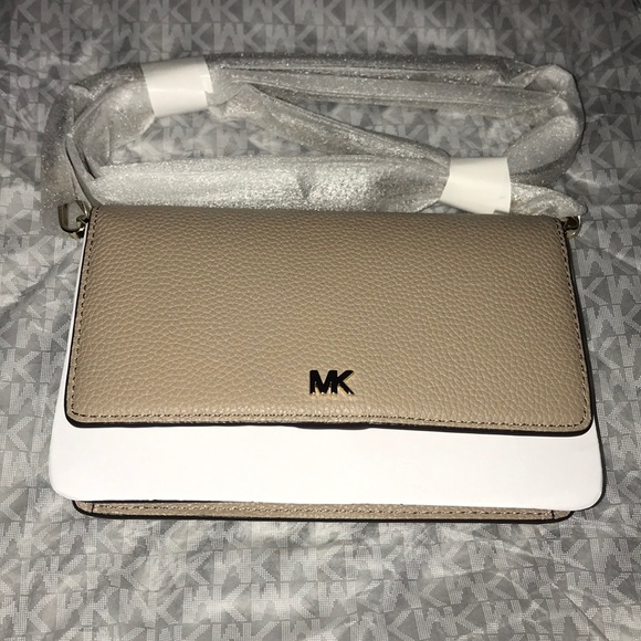 Michael Kors Convertible Crossbody Bag - Beige - Picture 2 of 8